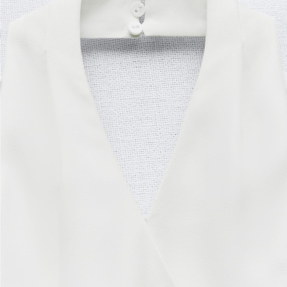 Zara CROSSED HALTER TOP - Picture 8 of 8